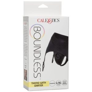 Calexotics Boundless Tanga-Strap-on met jarretelgordel S/M Calexotics Boundless Tanga-Strap-on met jarretelgordel S/M - Afbeelding 4