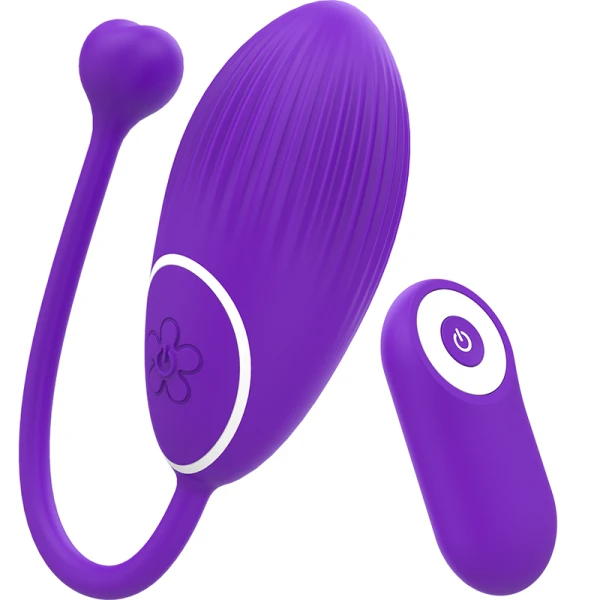 Galatea Otto Click&play afstandsbediening vibrator voor koppels, paars/wit Galatea Otto Click&play afstandsbediening vibrator voor koppels, paars/wit