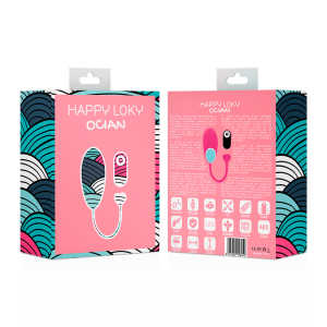 Happy Loky Ocian Afstandsbediening Vibrator Roze Turkoois Happy Loky Ocian Afstandsbediening Vibrator Roze Turkoois - Afbeelding 4