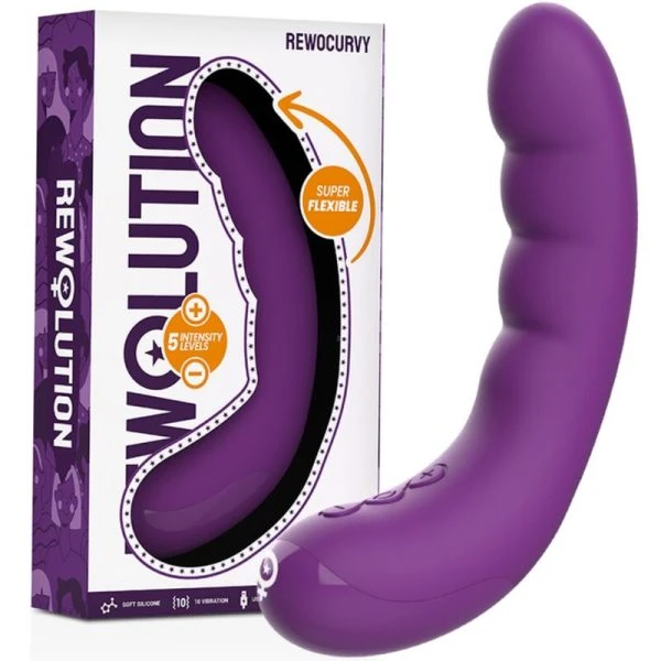 Rewolution Rewocurvy wiederaufladbarer flexibler G-Punkt-Vibrator