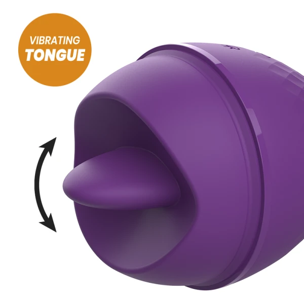 Rewolution Opzetvibrator Rewolingo met Tong