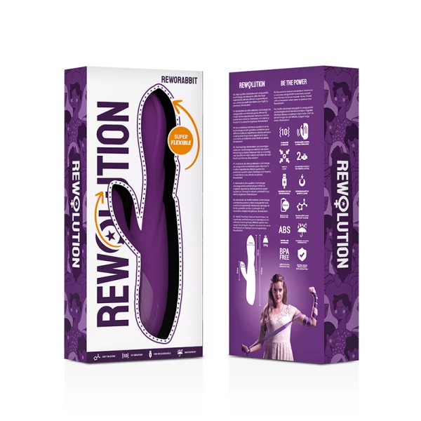 Rewolution Reworabbit Flexibele A-Spot-Vibrator met Konijn