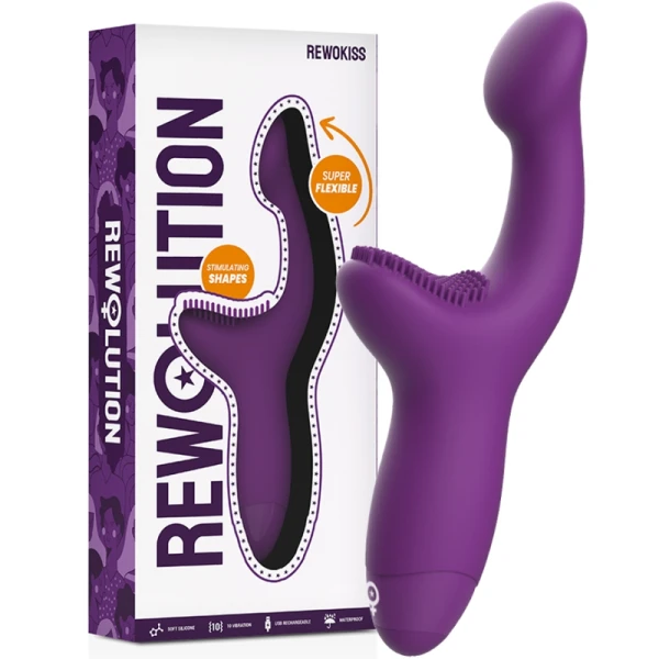 Rewolution Rewokiss A-Spot Vibrator met Dual-Actie en FlexiREWOTechnologie