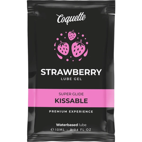 Coquette Cosmetics Chic Desire Kussbares Gleitmittel Erdbeer auf Wasserbasis 10 ml