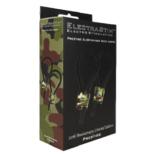 Electrastim Prestige ElectraLoops verstelbare cockringen van geleidend rubber Camouflage Electrastim Prestige ElectraLoops verstelbare cockringen van geleidend rubber Camouflage - Afbeelding 4