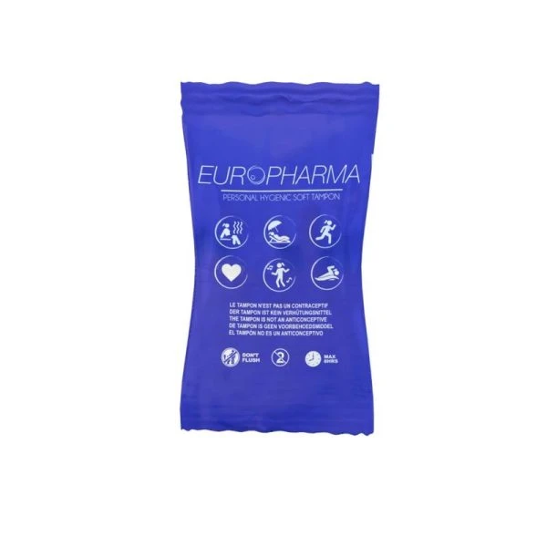 Europharma Action Tampons 6 Stück, ohne Kordel für Sport und Sex