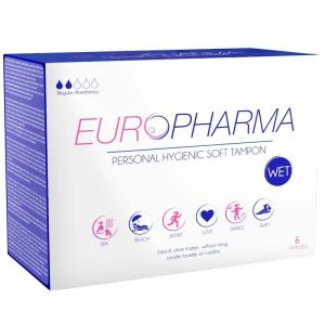 Europharma Action Tampons 6 pieces, without cord for sports and sex