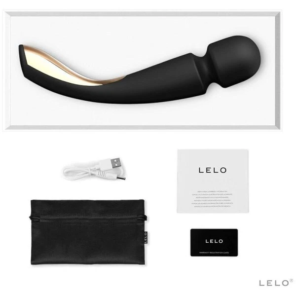 Lelo Smart Wand 2 Medium Massager zwart Lelo Smart Wand 2 Medium Massager zwart