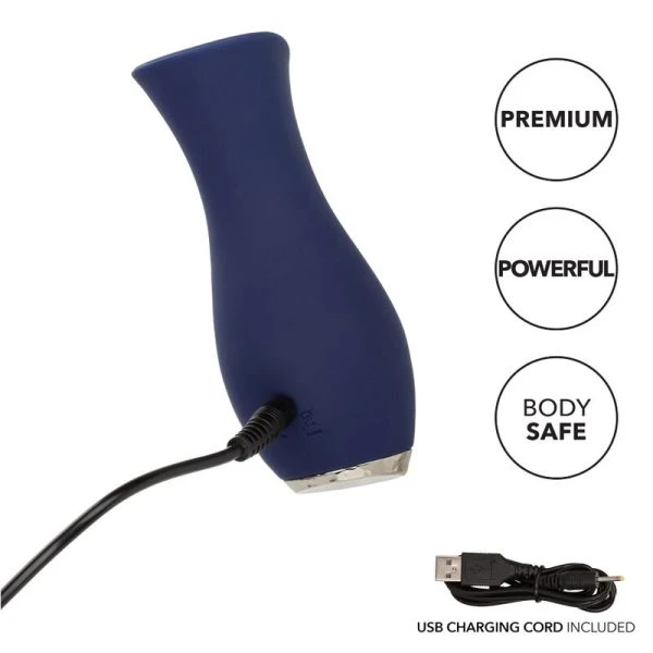 Calexotics Chic Tulpe Massager Blau – Vibrator met rolmassage