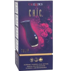 Calexotics Chic Tulpe Massager Blau – Vibrator met rolmassage Calexotics Chic Tulpe Massager Blau – Vibrator met rolmassage - Afbeelding 8