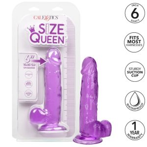 Calexotics Dildo Size Queen Lila 15,3 cm Calexotics Dildo Size Queen Lila 15,3 cm - Afbeelding 2