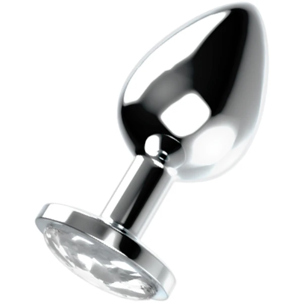 img_109347_91d2d8287df41488a1afc7294121fbd4_1.png Ohmama Anal Plug with Crystal L, white