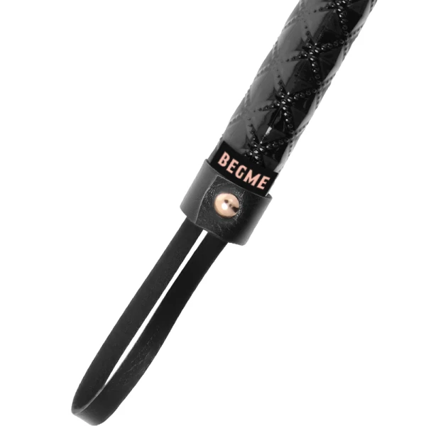 Begme Black Edition vegan leren zweep Flogger