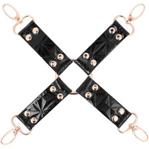 Begme Black Edition vegan leren hog-tie voor bondage Begme Black Edition vegan leren hog-tie voor bondage - Afbeelding 1