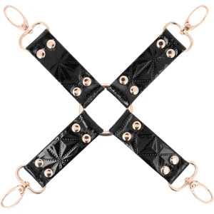 Begme Black Edition vegan leren hog-tie voor bondage