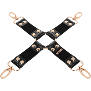 Begme Black Edition vegan leren hog-tie voor bondage Begme Black Edition vegan leren hog-tie voor bondage - Afbeelding 4