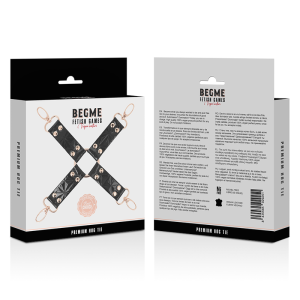Begme Black Edition vegan leren hog-tie voor bondage Begme Black Edition vegan leren hog-tie voor bondage - Afbeelding 5