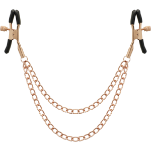 Begme Black Edition Nippelklemmen met ketting, nikkelvrij Begme Black Edition Nippelklemmen met ketting, nikkelvrij - Afbeelding 1