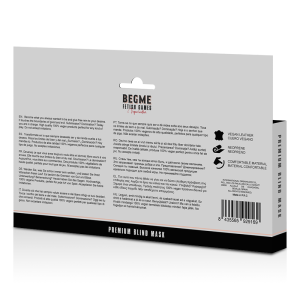 Begme RED Edition Neopreen-blindmasker voor bondage-spelletjes Begme RED Edition Neopreen-blindmasker voor bondage-spelletjes - Afbeelding 6