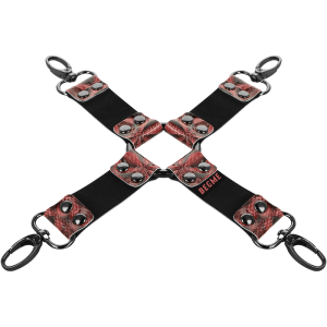 Begme RED Edition vegan leren varkensstropdas met neopreen voering Begme RED Edition vegan leren varkensstropdas met neopreen voering - Afbeelding 4