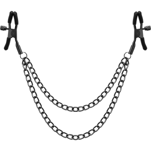 Begme RED Edition Nippelklemmen met ketting, nikkelvrij Begme RED Edition Nippelklemmen met ketting, nikkelvrij - Afbeelding 1