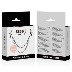 Begme RED Edition Nippelklemmen met ketting, nikkelvrij Begme RED Edition Nippelklemmen met ketting, nikkelvrij - Afbeelding 4