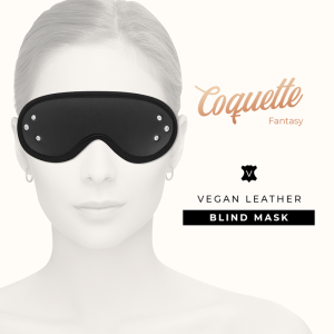 Coquette Fantasy vegan leren masker Chic Desire met neopreen voering Coquette Fantasy vegan leren masker Chic Desire met neopreen voering - Afbeelding 2