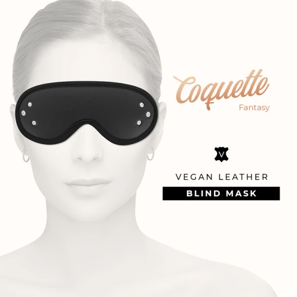 Coquette Fantasy vegan leren masker Chic Desire met neopreen voering
