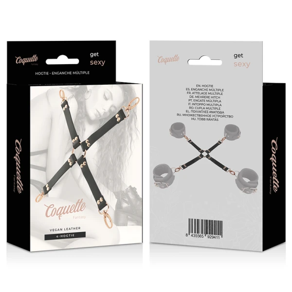 Coquette Fantasy Hog Tie Boeiing van vegan leer