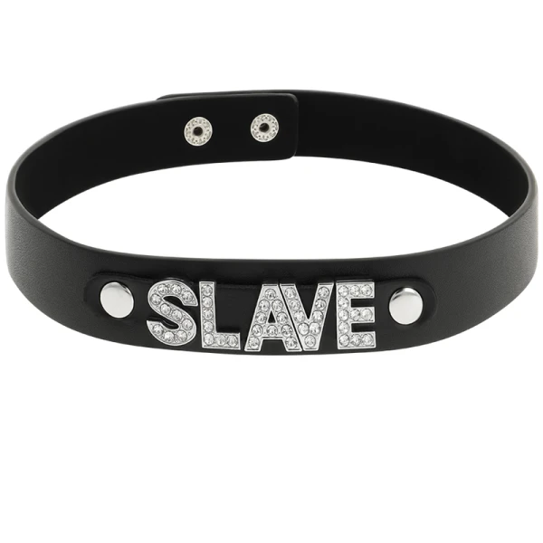 Coquette Accessories Sklavenhalsband van vegan leer Desire