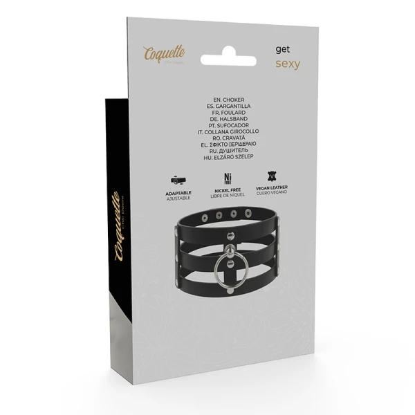 Coquette Accessories Fetish-halsband van vegan leer Desire