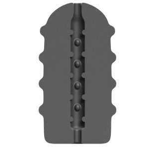 ALL Black Masturbator Hobbelig met Nopjes-Structuur ALL Black Masturbator Hobbelig met Nopjes-Structuur - Afbeelding 1