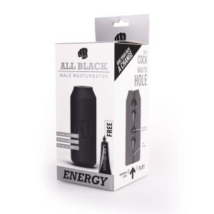 ALL Black Masturbator Energy-Dose 17 cm ALL Black Masturbator Energy-Dose 17 cm - Afbeelding 2