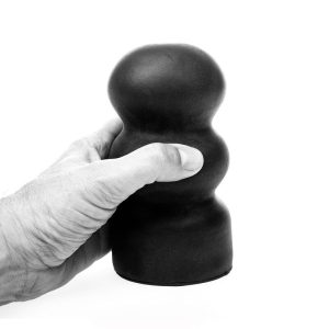 ALL Black Masturbator Pookie met gegroefde binnenkant 17 cm ALL Black Masturbator Pookie met gegroefde binnenkant 17 cm - Afbeelding 4