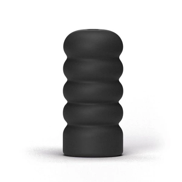 ALL Black Masturbator Twink met spiraalontwerp, 17 cm