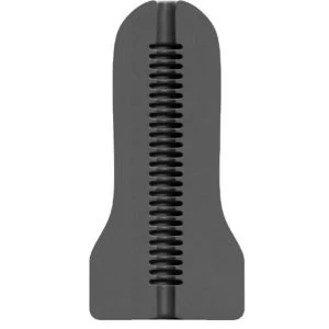 ALL Black Masturbator Chub mit geriffelter Innenseite 17 cm