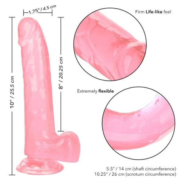 Calexotics Dildo Maat Koningin 20,3 cm Roze Calexotics Dildo Maat Koningin 20,3 cm Roze