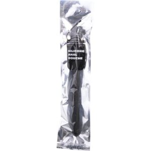 ALL Black Anaaldouche van siliconen 27 cm met universele adapter ALL Black Anaaldouche van siliconen 27 cm met universele adapter - Afbeelding 2