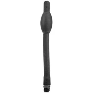 All Black Analdouche van siliconen, opvouwbaar, 27 cm