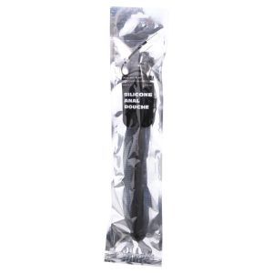 All Black Analdouche van siliconen, opvouwbaar, 27 cm All Black Analdouche van siliconen, opvouwbaar, 27 cm - Afbeelding 2