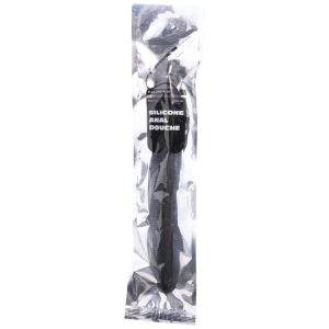 ALL Black Analdouche van siliconen met systeemstop 27 cm ALL Black Analdouche van siliconen met systeemstop 27 cm - Afbeelding 2