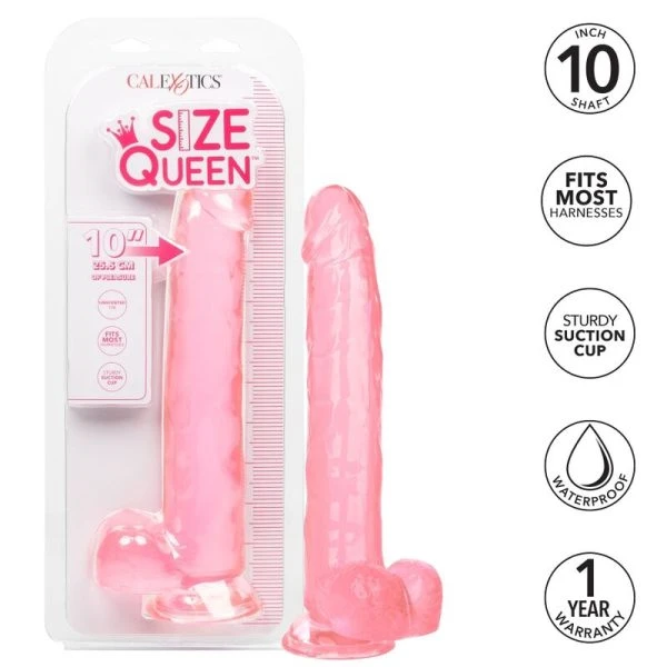 Calexotics Grootte Koningin-Dildo 25,5 cm roze