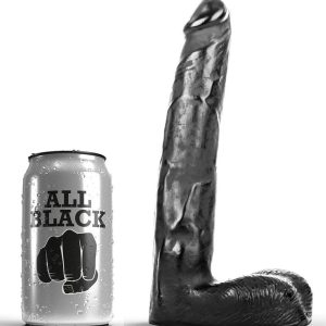 ALL Black Realistischer Dildo mit Naturform ALL Black Realistischer Dildo mit Naturform – Bild 1