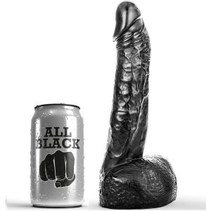 ALL Black Fisting-Dildo met realistische structuur 20 cm ALL Black Fisting-Dildo met realistische structuur 20 cm - Afbeelding 1