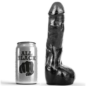 ALL Black Pene Realistischer Anal-Dildo 18 x 3,5 cm ALL Black Pene Realistischer Anal-Dildo 18 x 3,5 cm – Bild 1