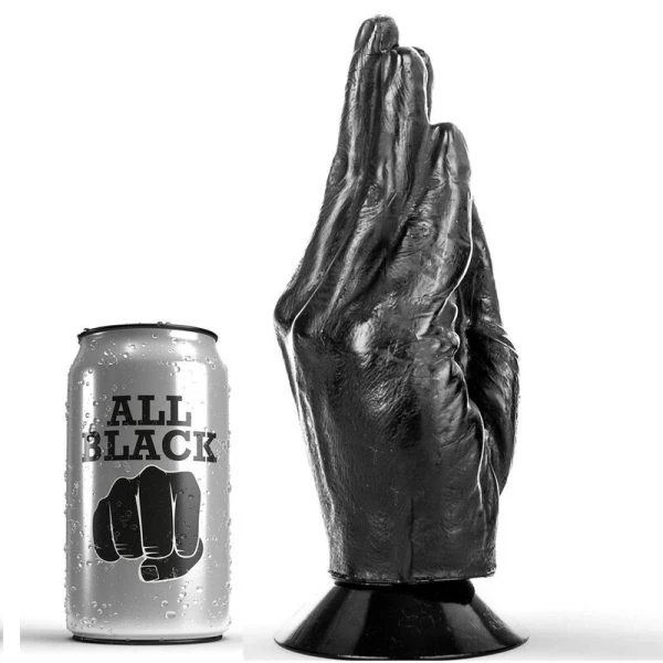 ALL Black Speciale Dildo voor Vastneuken, 23 x 6 cm