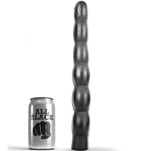 ALL Black Anaal-Dildo geribbeld, 32 x 4,50 x 4,50 cm ALL Black Anaal-Dildo geribbeld, 32 x 4,50 x 4,50 cm - Afbeelding 1