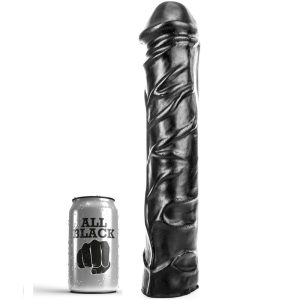 ALL Black Riesiger Fisting-Dildo mit Adern, 31 cm ALL Black Riesiger Fisting-Dildo mit Adern, 31 cm – Bild 1