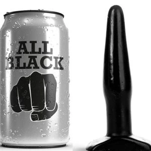 ALL Black Analplug Starter-Penetrator PVC