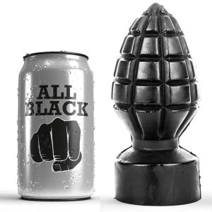 ALL Black Analplug Handgranaten-Form 14x6 cm